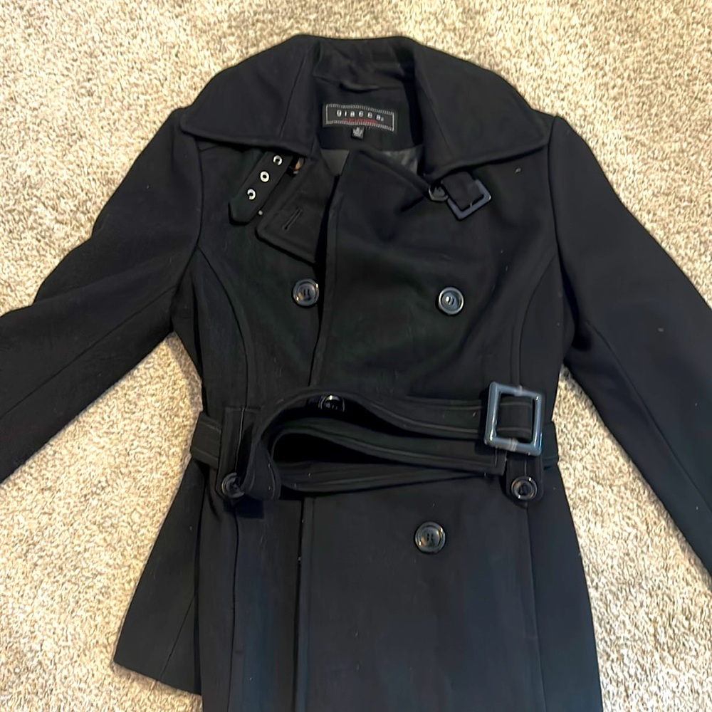 Medium Black Pea Coat